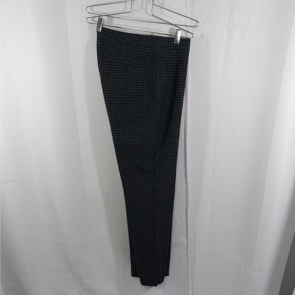 NWOT! TALBOTS! BLACK & GRAY HOUNDSTOOTH, BUTTON ANKLE DETAIL PANTS, SLACKS!SZ 12 - Picture 3 of 12